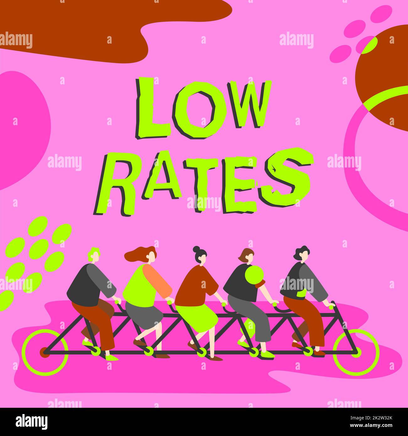 Sign displaying Low Rates. Business showcase A cost of an item or ...