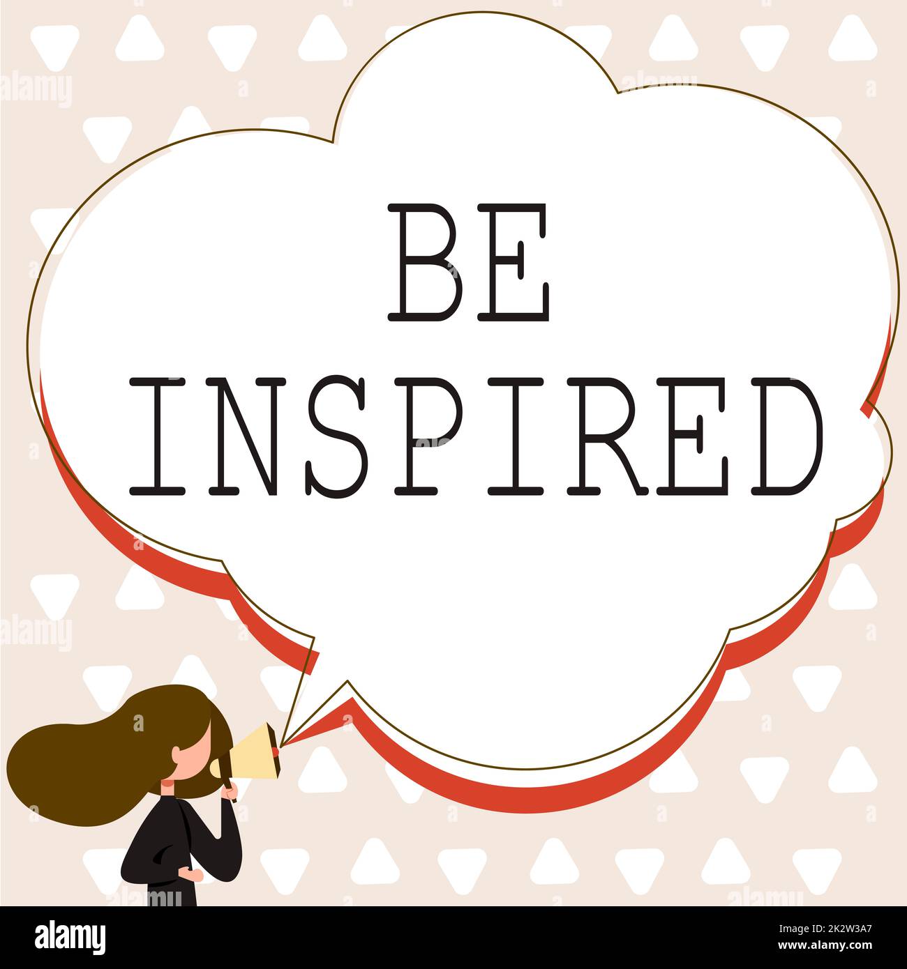 Text Caption Presenting Be Inspired Concept Meaning Extraordinary Quality As Arising From Some 