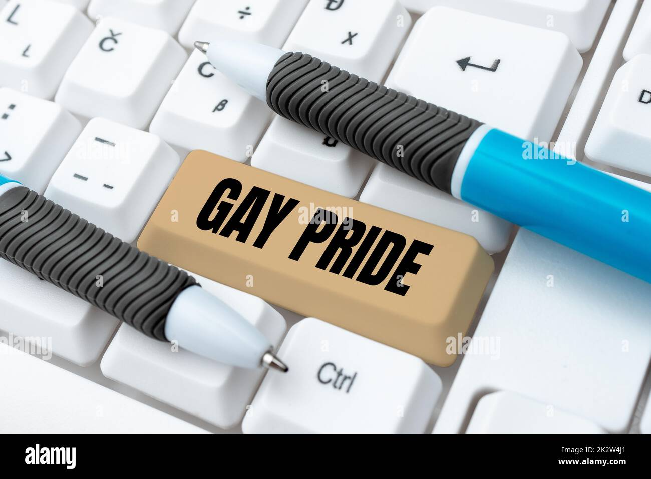 Handwriting text Gay Pride. Business idea Dignity of an idividual that belongs to either a man or -48551 Stock Photo