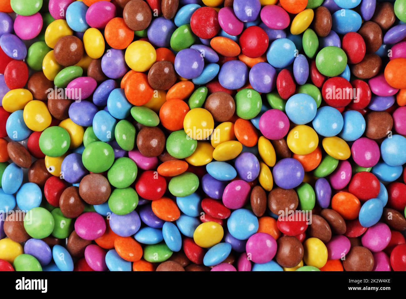 Multi coloured halloween candy sweet close up background Stock Photo