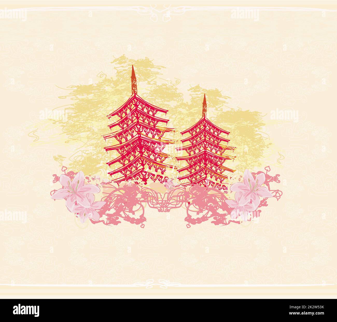 Chinese blossom abstract hi-res stock photography and images - Alamy