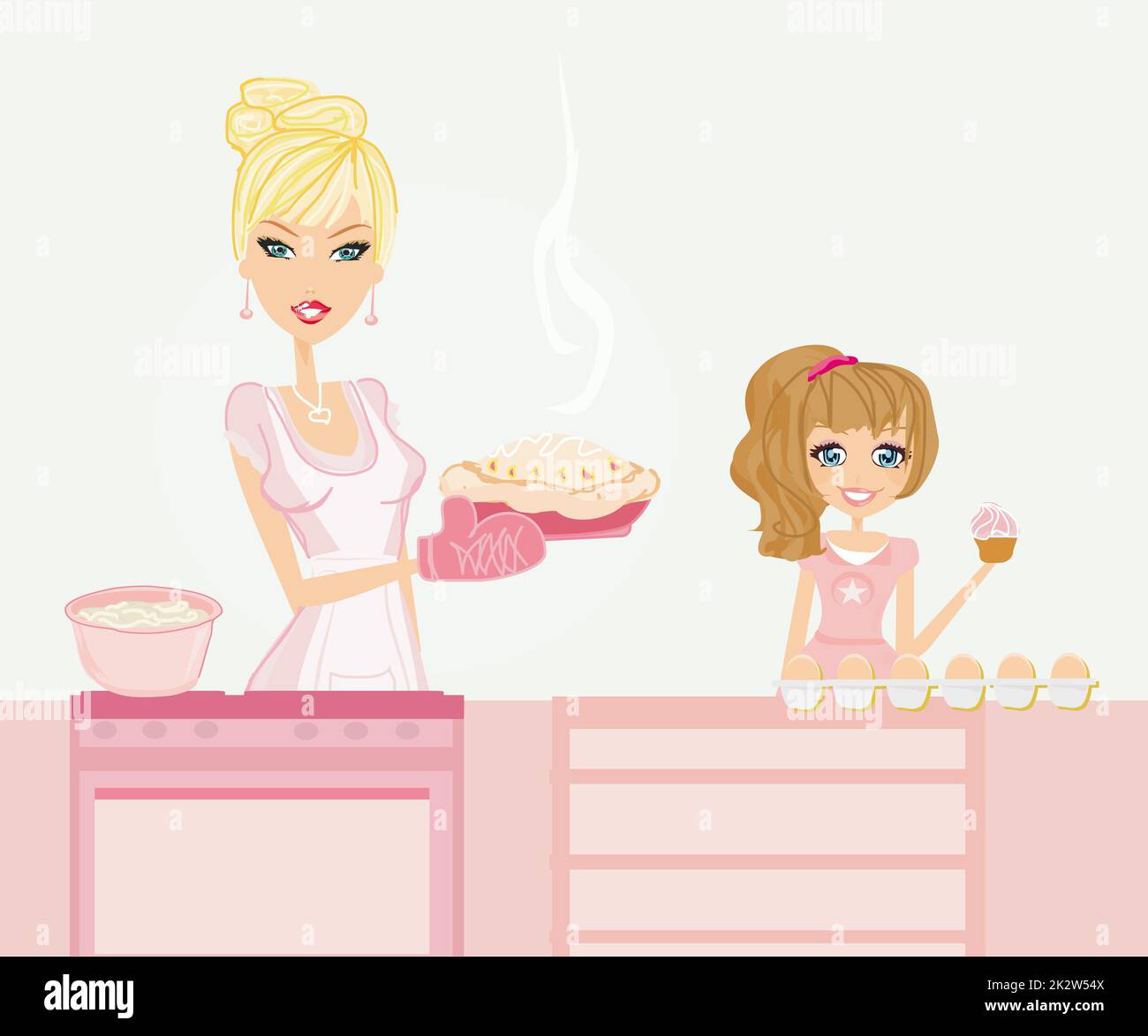 https://c8.alamy.com/comp/2K2W54X/happy-mother-helping-her-daughter-cooking-cake-in-the-kitchen-2K2W54X.jpg