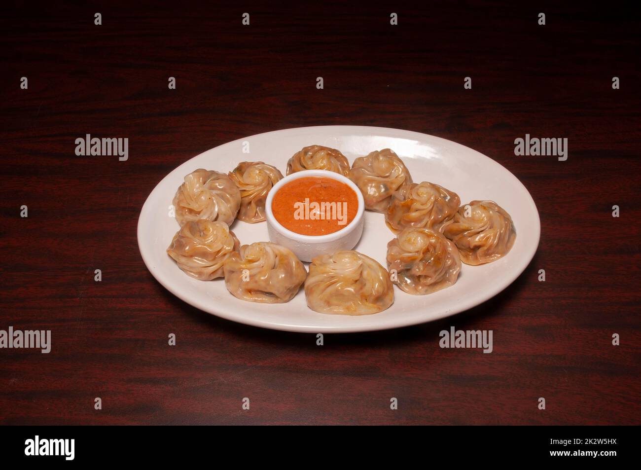 Chinese Steamed Vegetable Momo Stock Photo Alamy