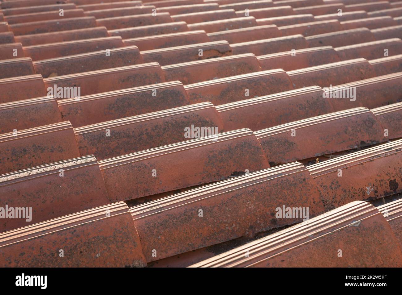 Old roof Stock Photo