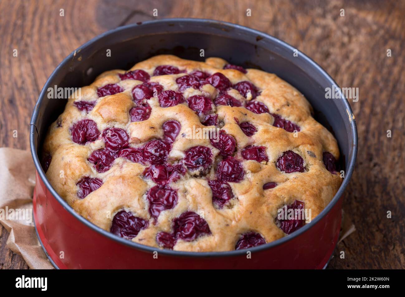 cherry cake Stock Photo