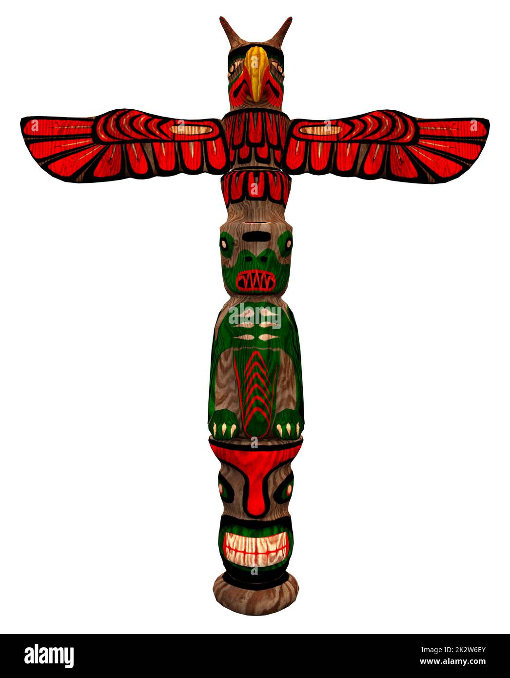 Totem pole sculpture Cut Out Stock Images & Pictures Alamy