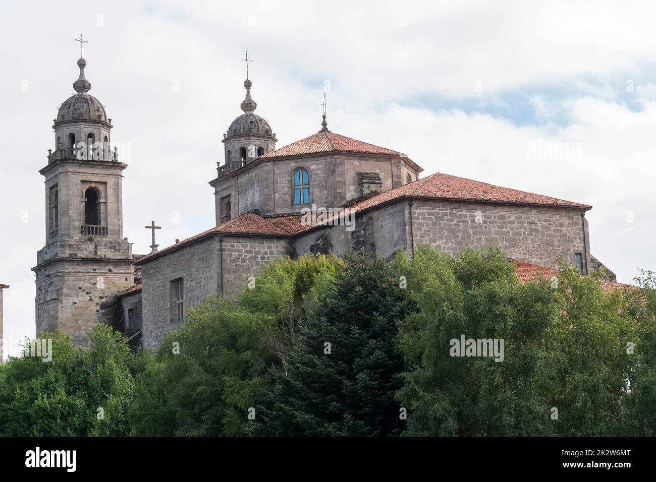 Church of San Francisco in Santiago de Compostela, Galicia, Spain Stock Photo