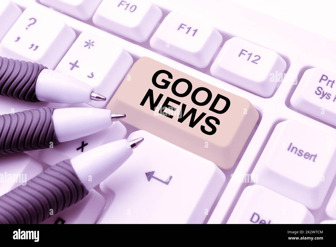 Conceptual caption Good News. Internet Concept Someone or something positive,encouraging,uplifting,or desirable -48753 Stock Photo