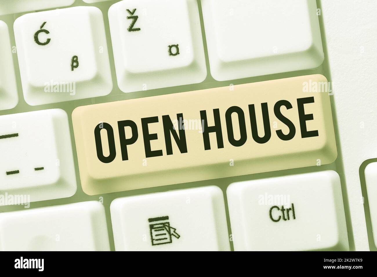 Conceptual display Open House. Word for you can come whatever whenever want Make yourself at home -48741 Stock Photo