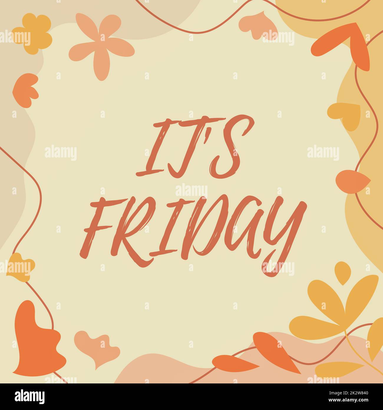Hand writing sign It S Friday. Concept meaning Last day of the working week Before Saturday or