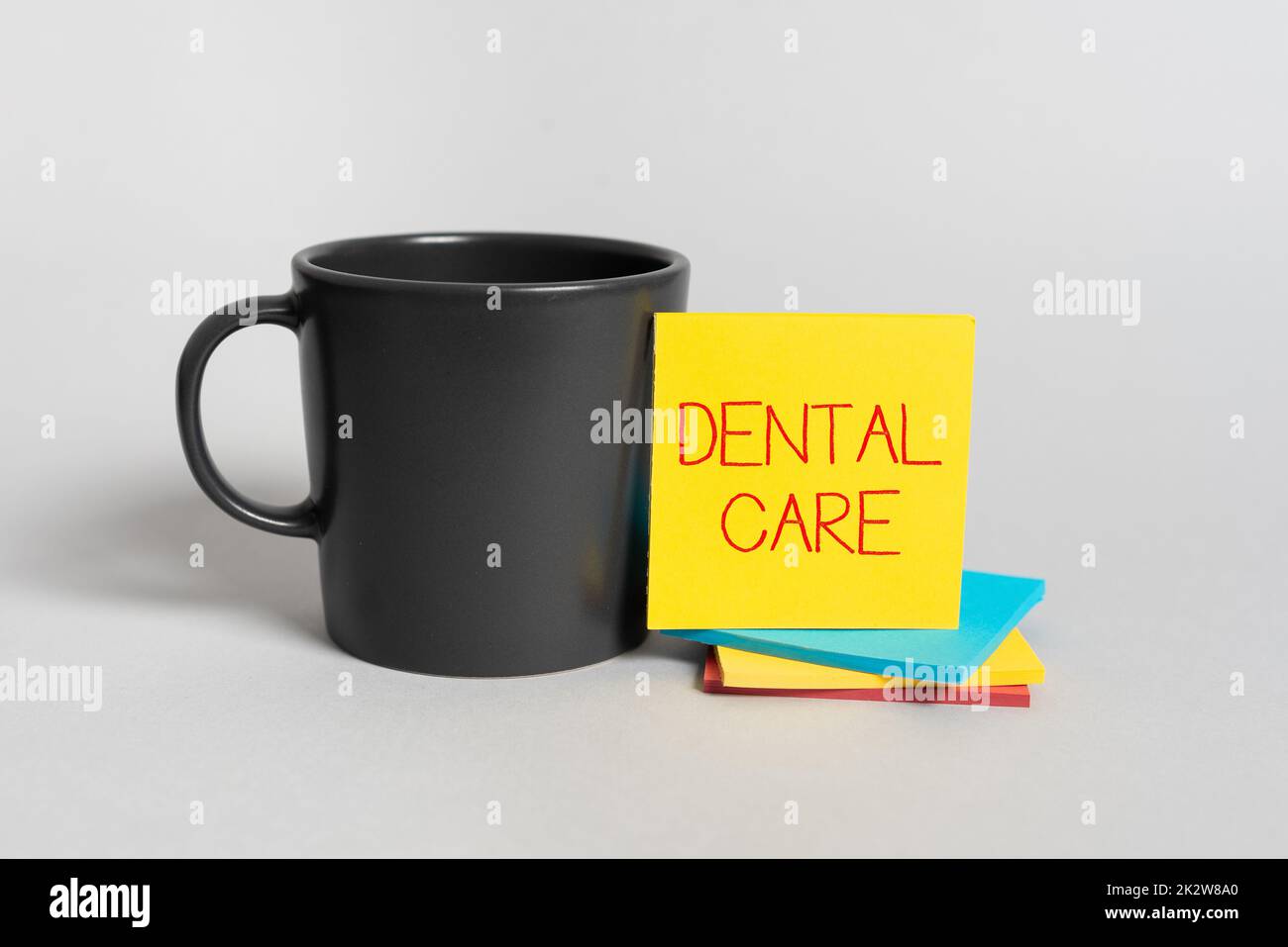 Text caption presenting Dental Care. Word Written on maintenance of healthy teeth or to keep it clean for future -47791 Stock Photo