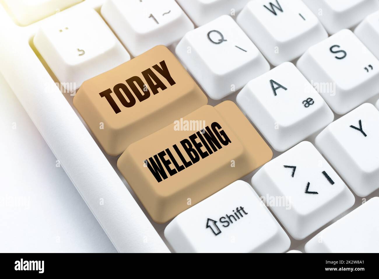 Sign displaying Wellbeing. Business idea A good or satisfactory ...