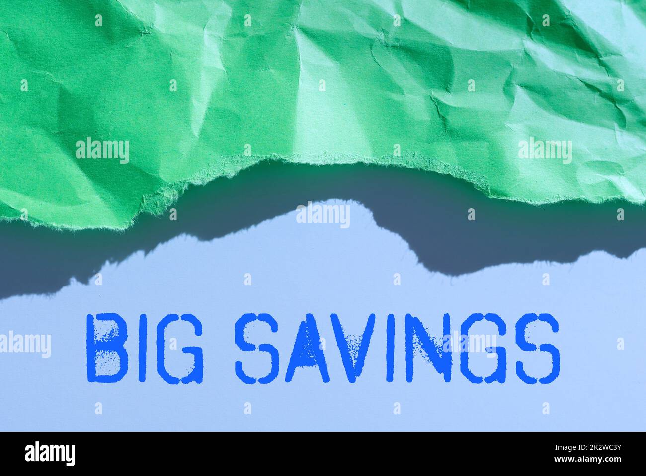 Sign displaying Big Savings. Business overview income not spent or deferred consumption putting money aside -47618 Stock Photo