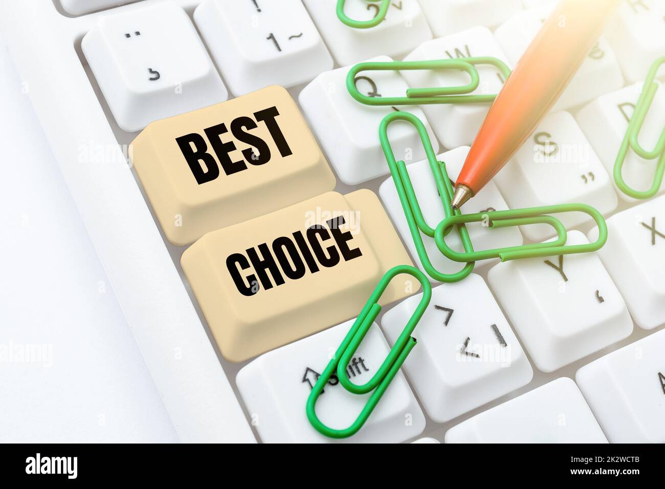 Conceptual caption Best Choice. Business overview act of picking or ...
