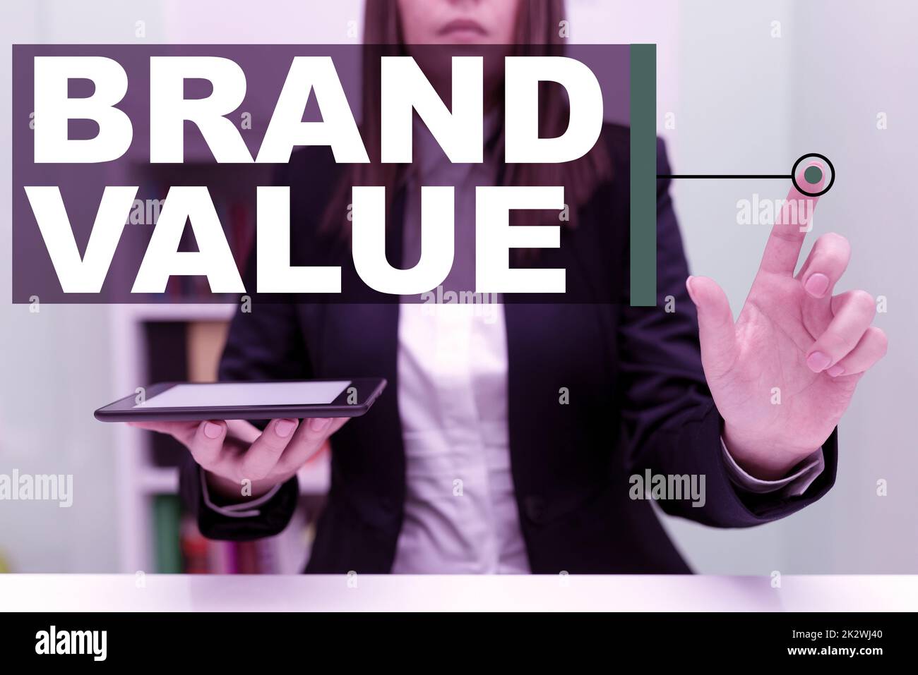 Handwriting text Brand Value. Business idea company generates from