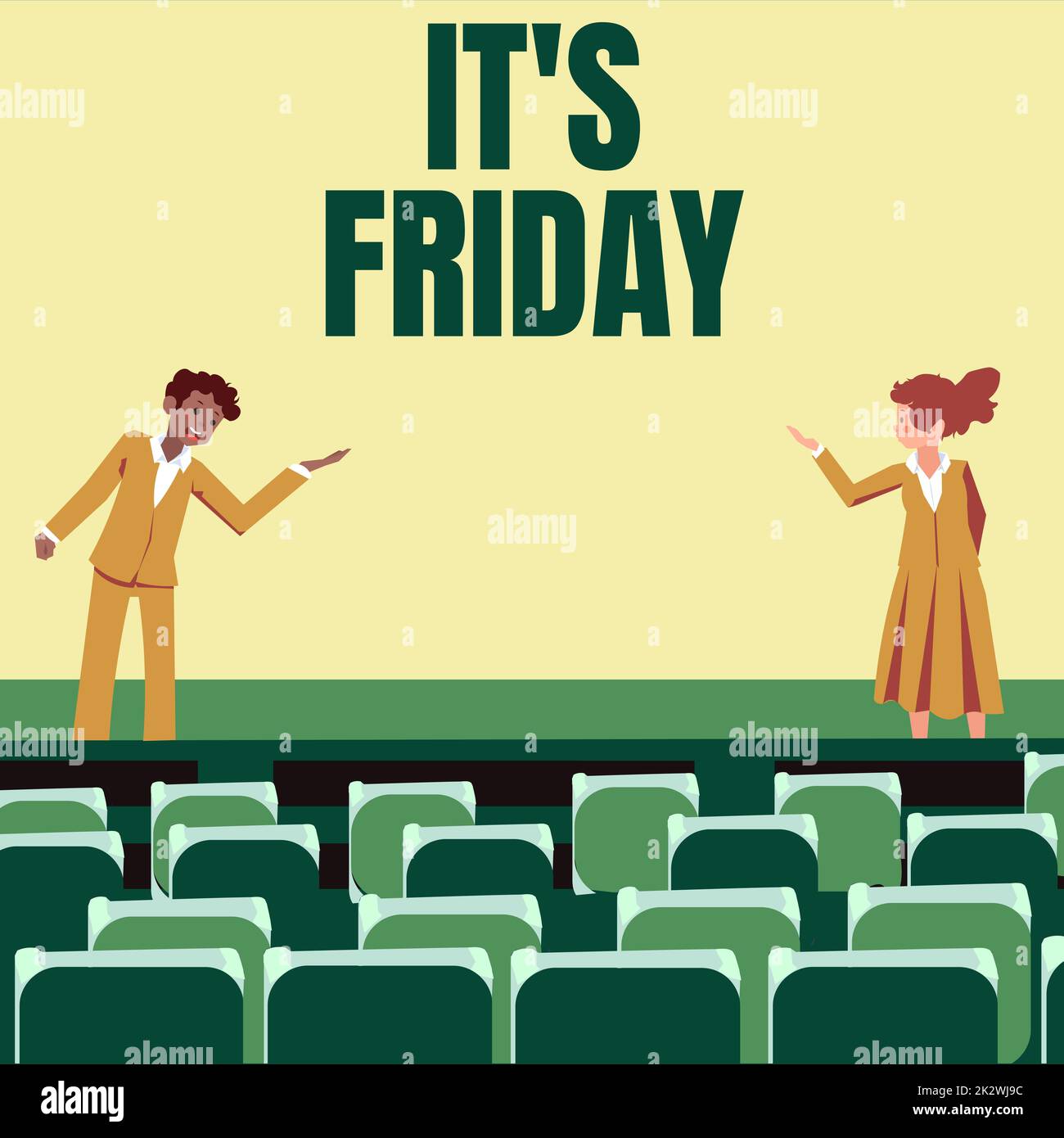 Text showing inspiration It S Friday. Word Written on Last day of the ...
