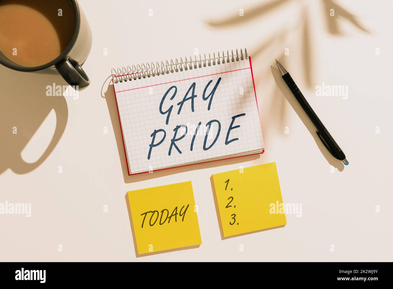 Conceptual caption Gay Pride. Word for Dignity of an idividual that belongs to either a man or -47633 Stock Photo