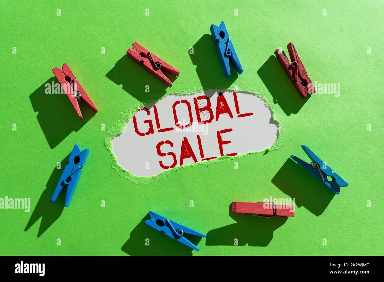 Sign displaying Global Sale. Conceptual photo managers operations for companies do business internationally -47616 Stock Photo