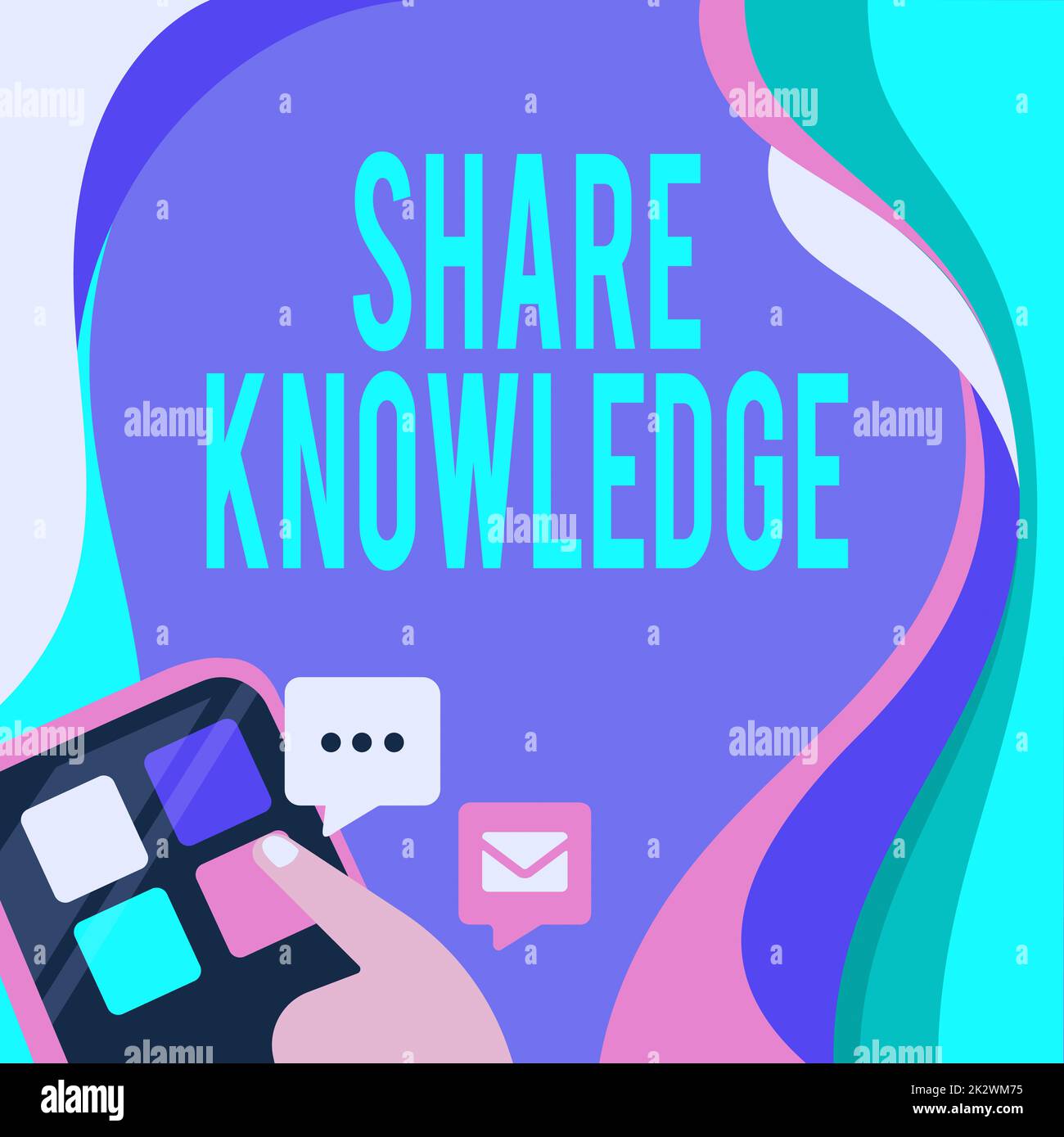 Sign displaying Share Knowledge. Concept meaning teaching others what I learnt before Giving lectures Finger Pressing Application Button Presenting Global Network Connection. Stock Photo