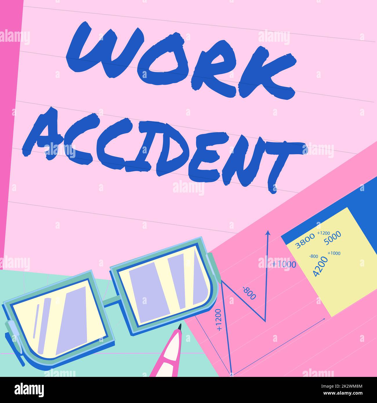 Conceptual display Work Accident. Word Written on Mistake Injury