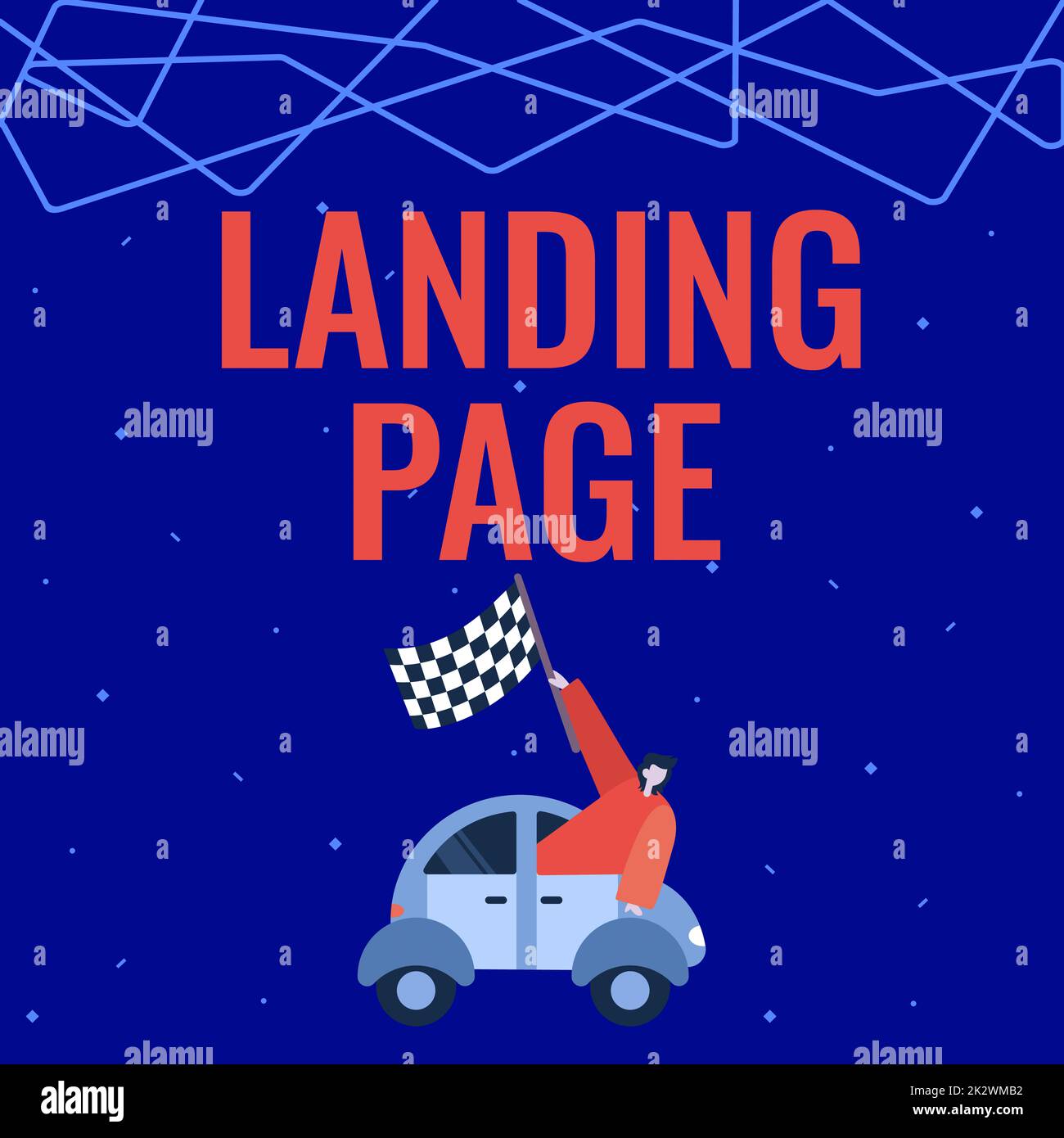Web banner landing page hi res stock photography and images Alamy