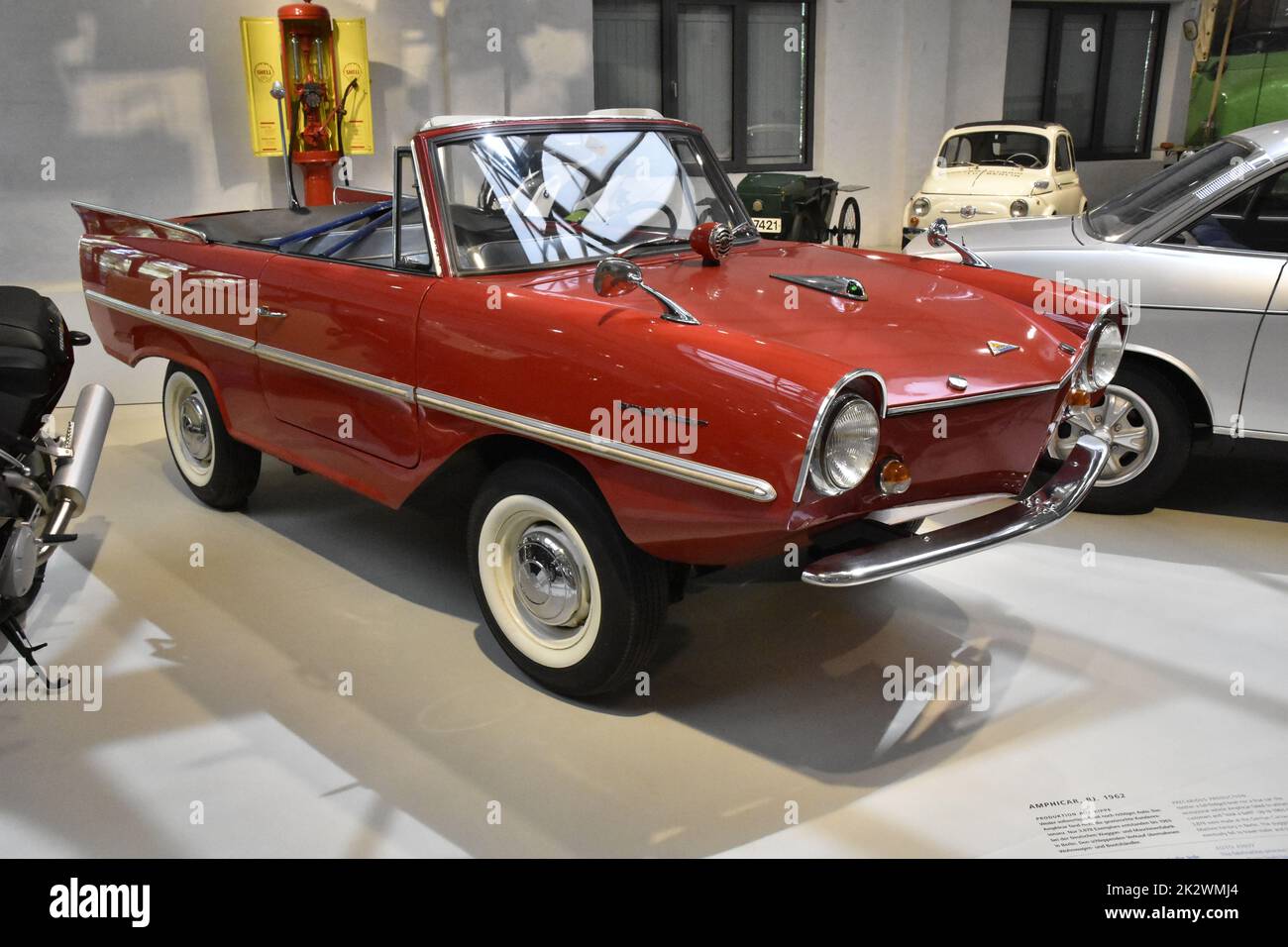 Amphicar 770 '1962 - Amphibious car of Germany - Phoito taken at technical museum Berlin 2018 Stock Photo