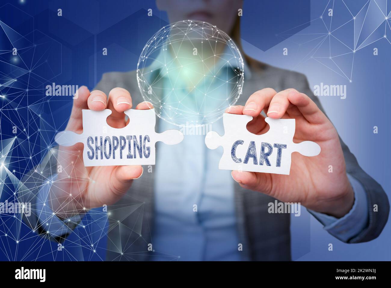 Conceptual display Shopping Cart. Concept meaning Case Trolley Carrying