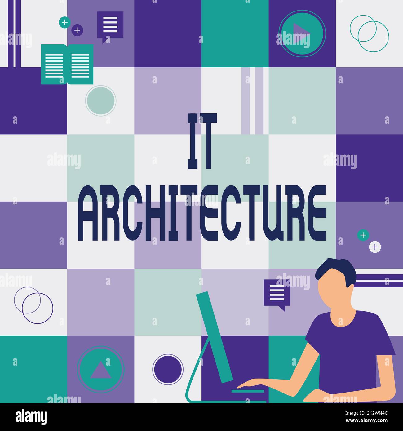 Writing displaying text It Architecture. Business approach Architecture is applied to the process of overall structure Businessman Innovative Thinking Leading Ideas Towards Stable Future. Stock Photo