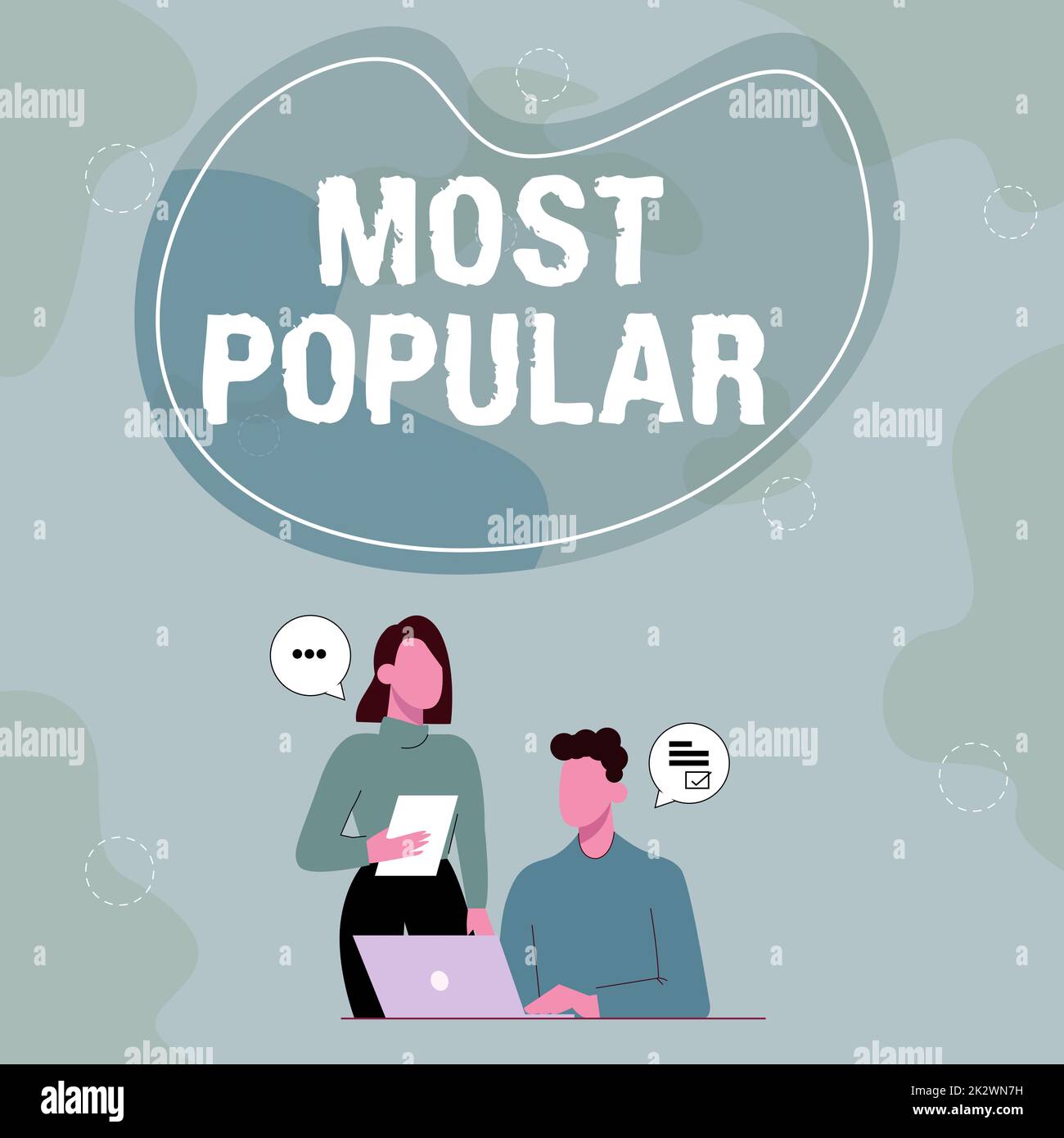 Enjoyed Popularity Text caption presenting Most Popular. Conceptual photo Liked Followed ...