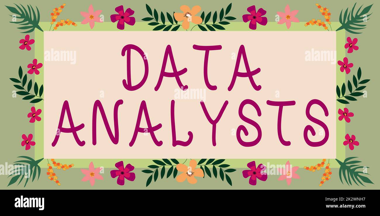 Handwriting text Data Analysts. Word Written on Programmer Design and ...