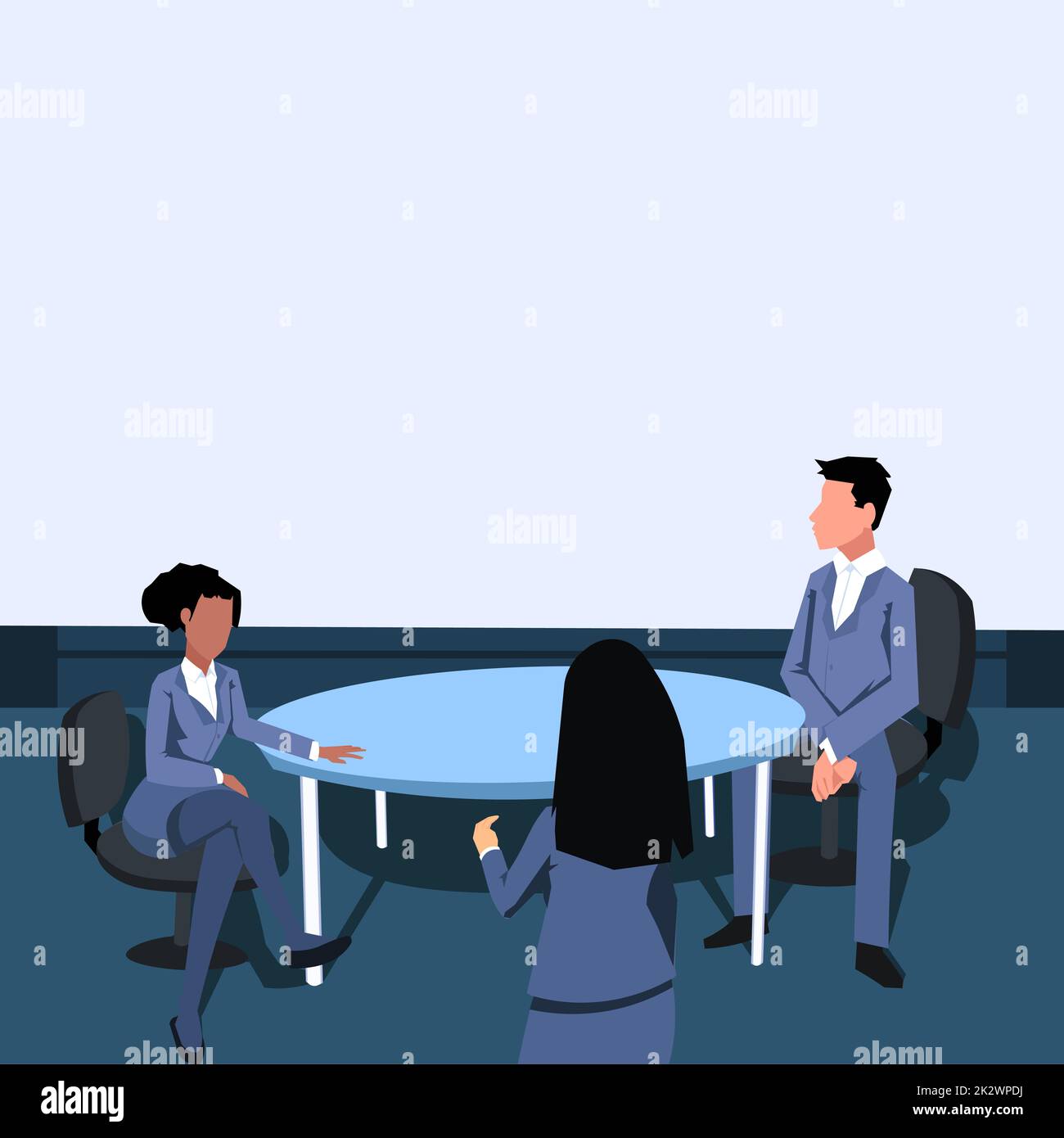 Meeting brainstorming cartoon hi-res stock photography and images - Alamy