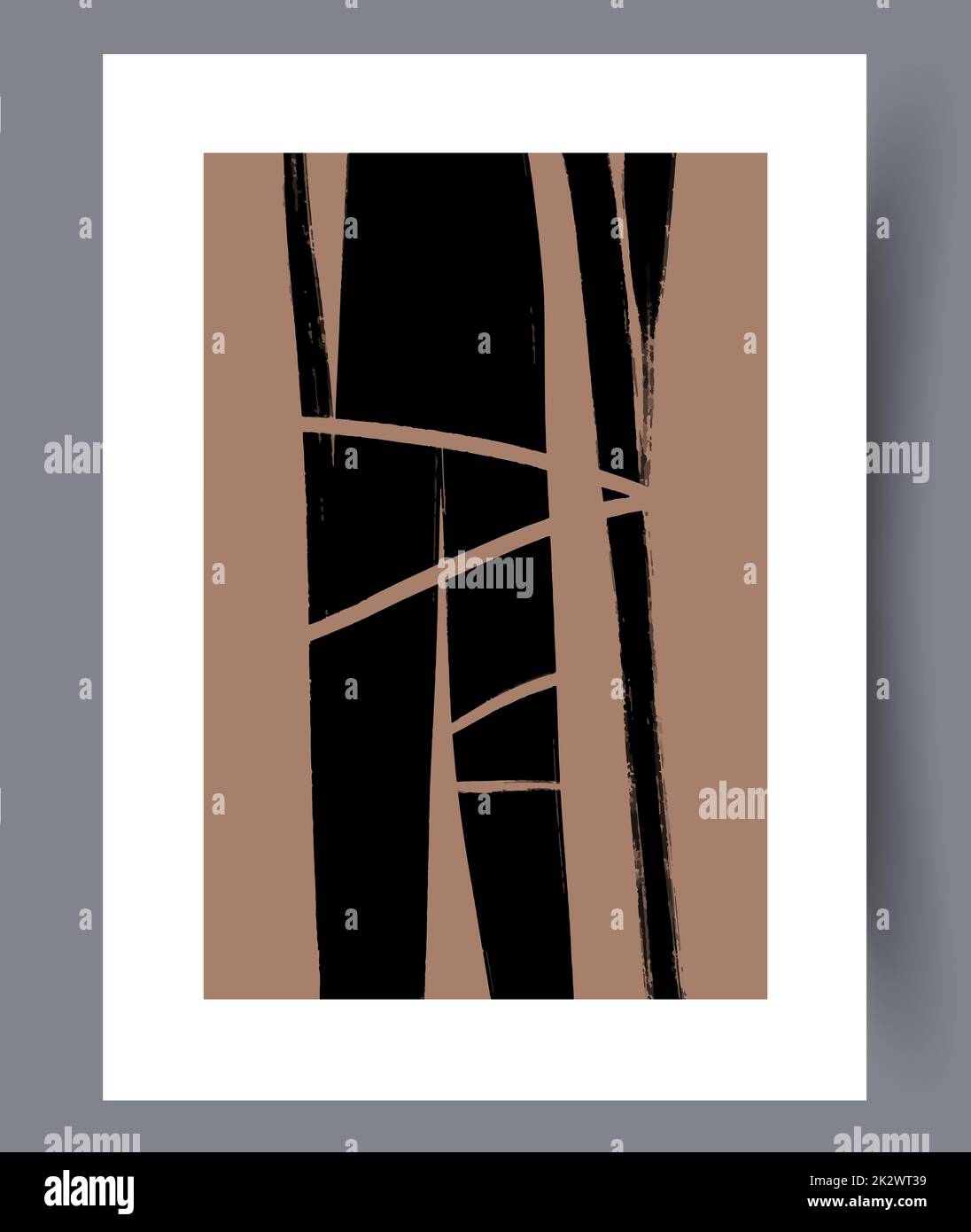 Minimalistic printable art wall posters Stock Photo - Alamy