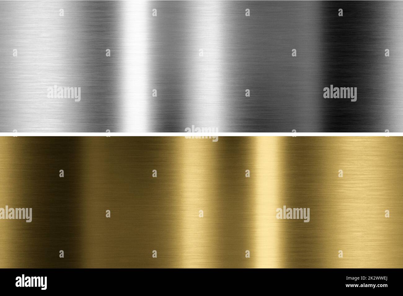 Gold, silver and bronze collection. Metal background. 3d rendering ...
