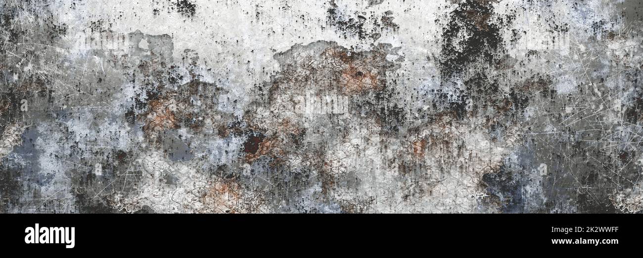 Grunge iron plate. Industrial metal background. 3d rendering Stock Photo