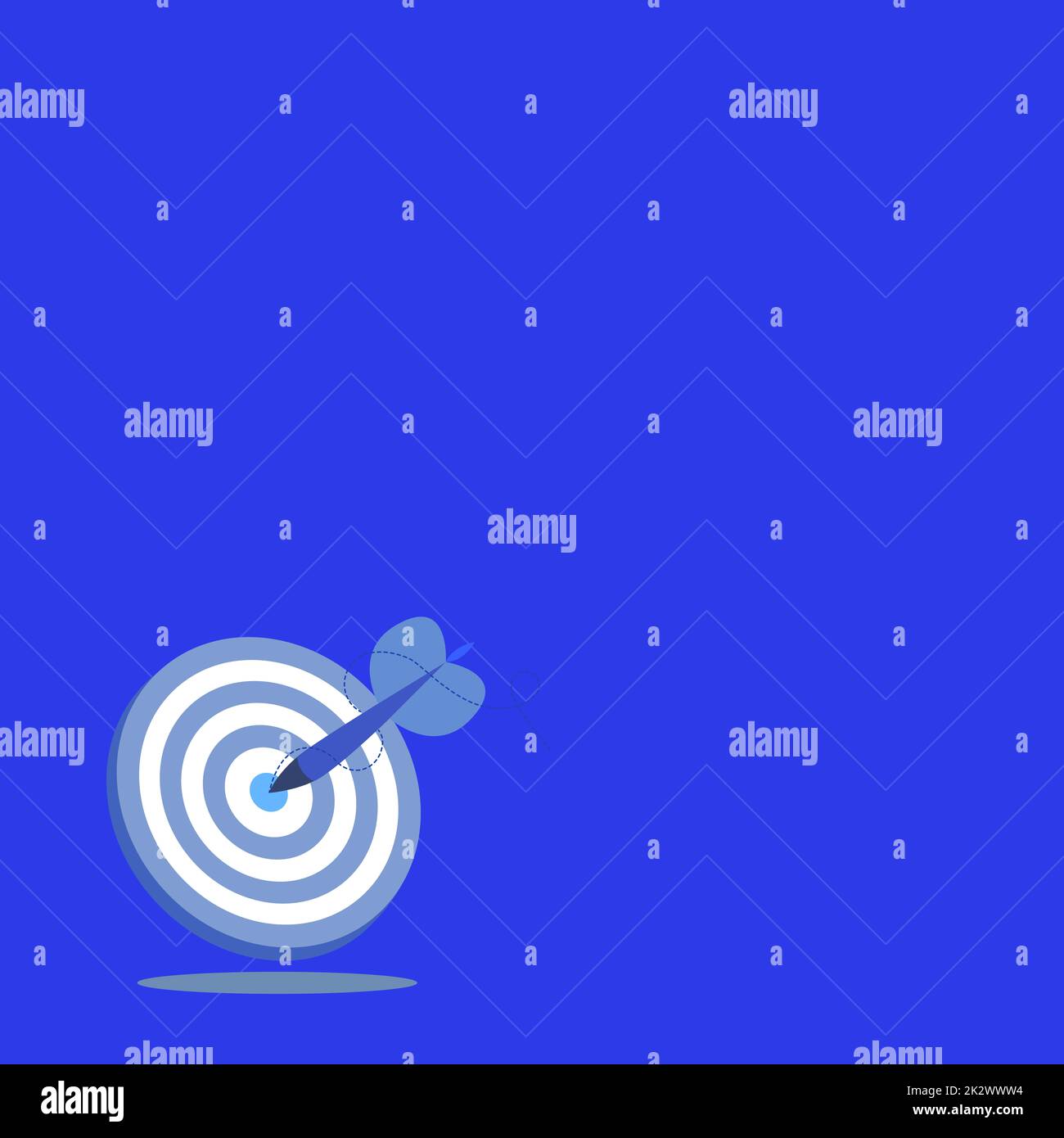 Technology presenting message hitting target concept hi-res stock ...