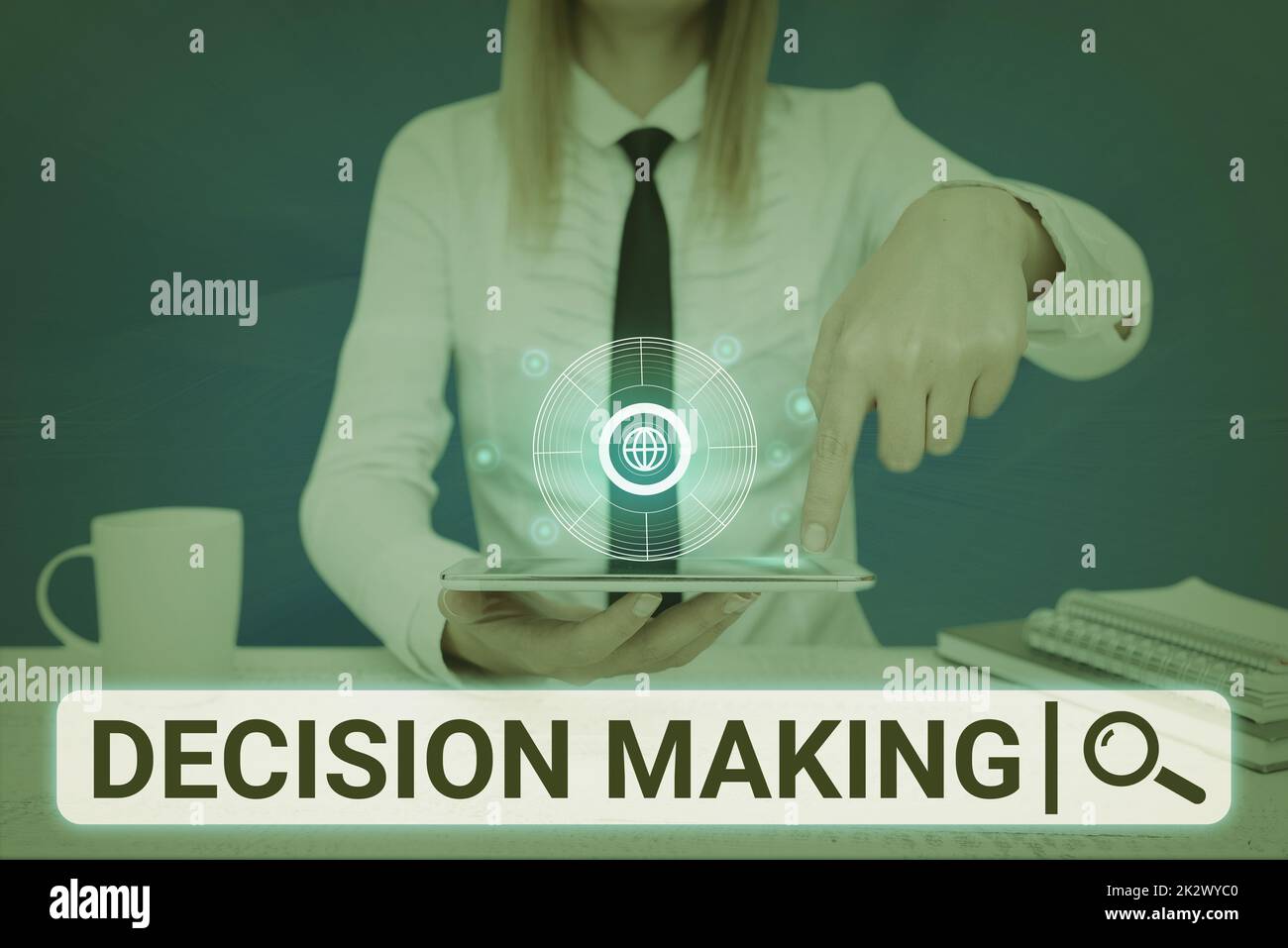 Conceptual display Decision Making. Business idea The act of deciding ...