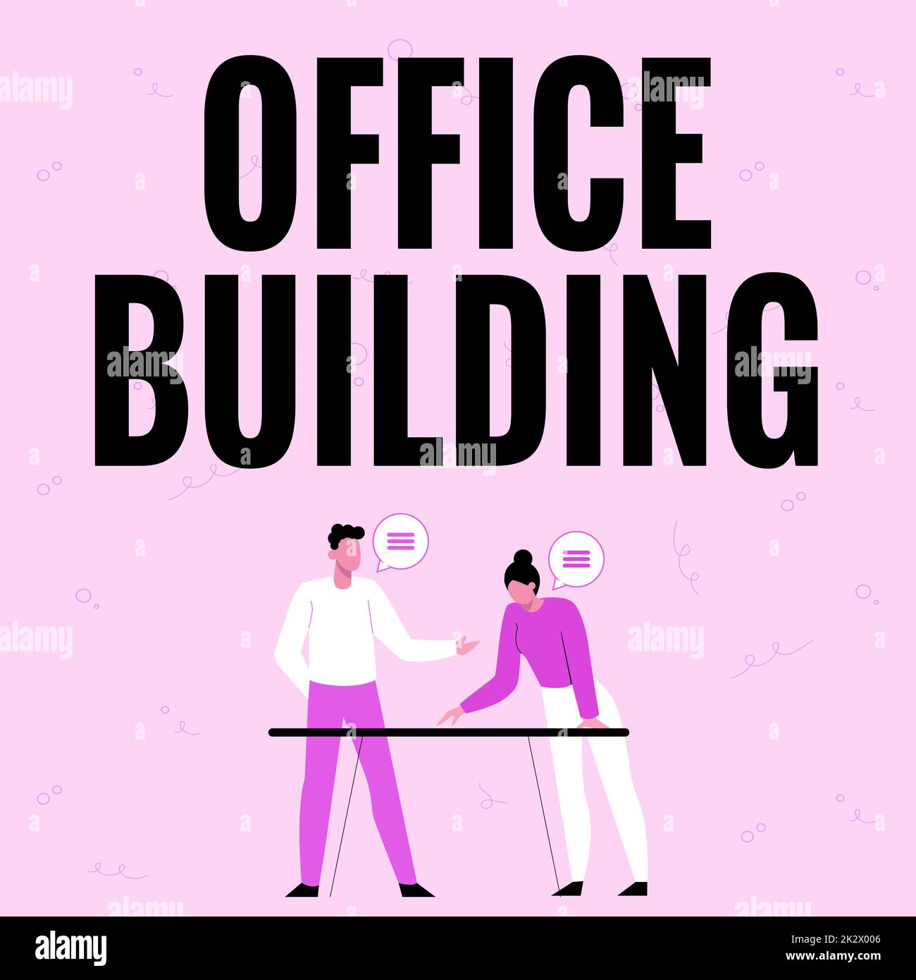 Sign displaying Office Building. Business idea Commercial buildings are