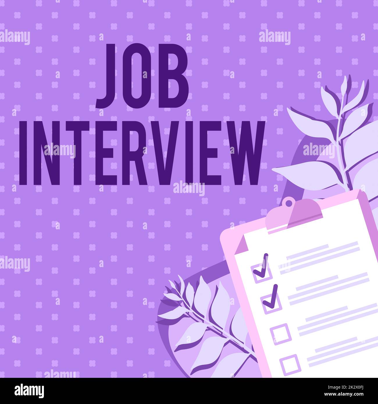 Text sign showing Job Interview. Word for Assessment Questions Answers