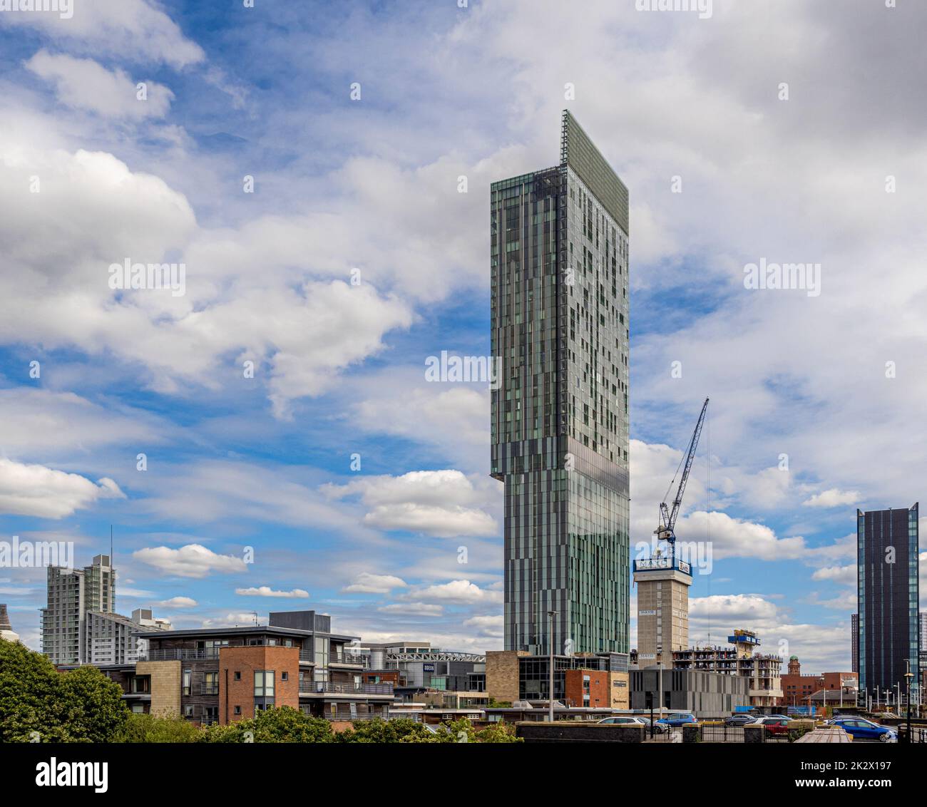 Beetham Tower, Manchester. Stock Photo