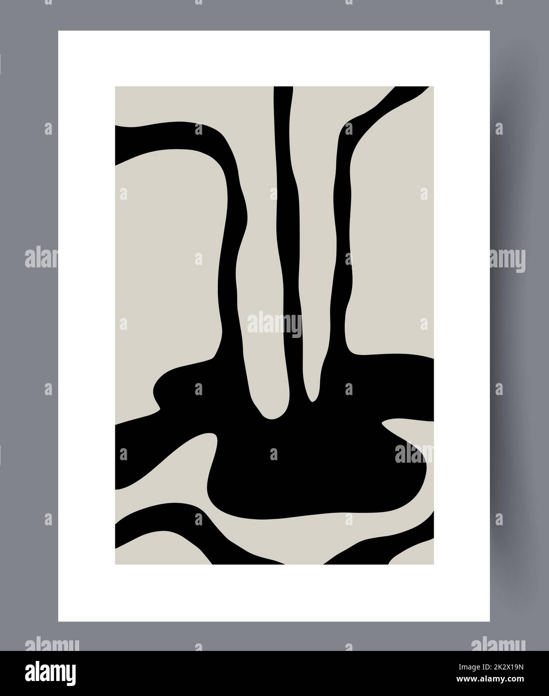 Minimalistic printable art wall posters Stock Photo - Alamy