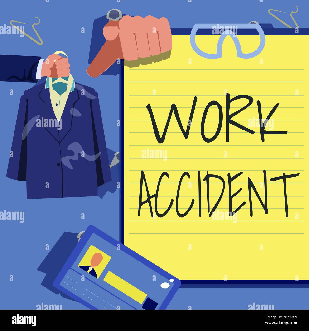Sign displaying Work Accident. Business approach Mistake Injury