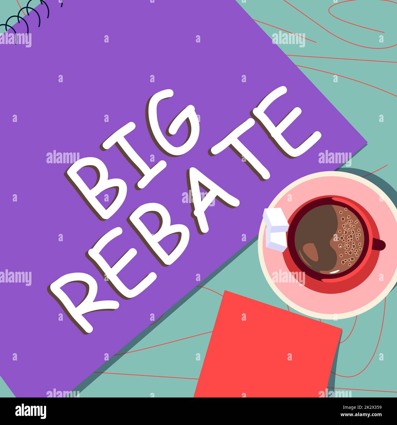 Conceptual caption Big Rebate. Conceptual photo Huge rewards that can ...