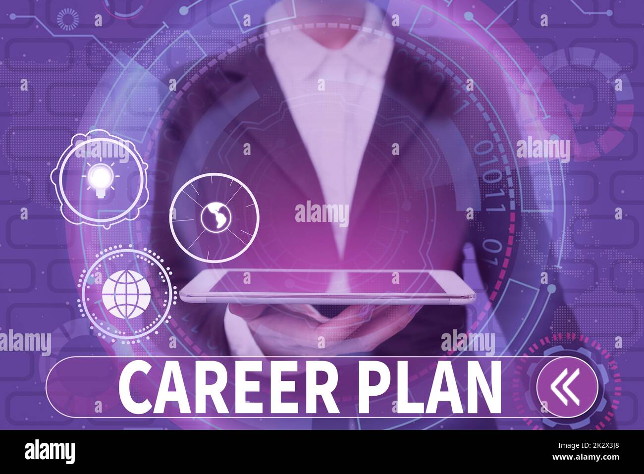 Handwriting text Career Plan. Concept meaning ongoing process where you