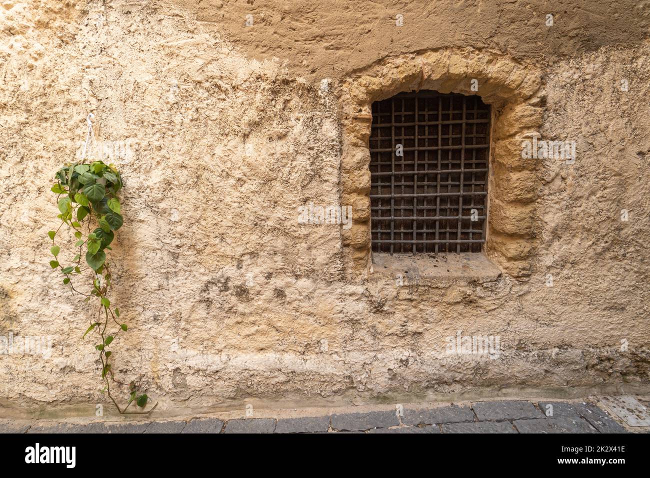 Facade of old house with lattice windows Stock Photo Alamy