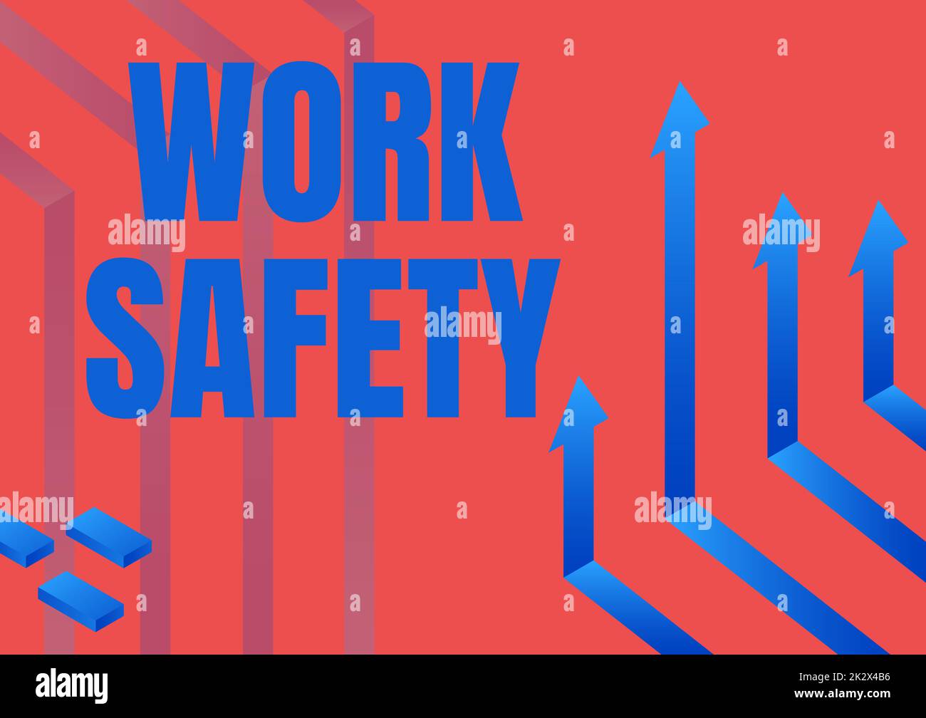 Conceptual display Work Safety. Word Written on Policies and control in
