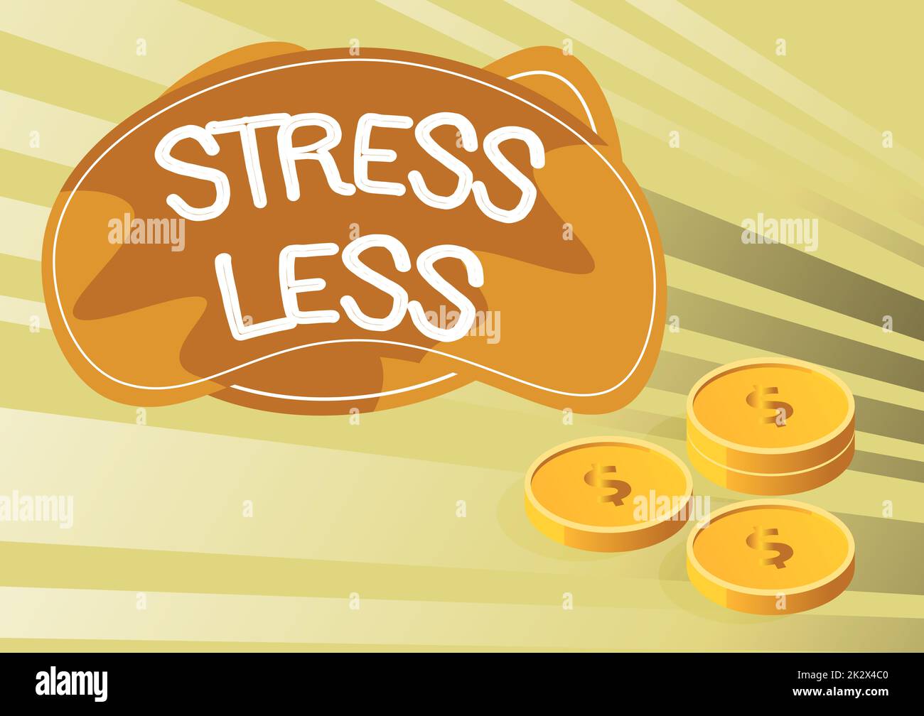 Inspiration showing sign Stress Less. Business showcase Stay away from ...