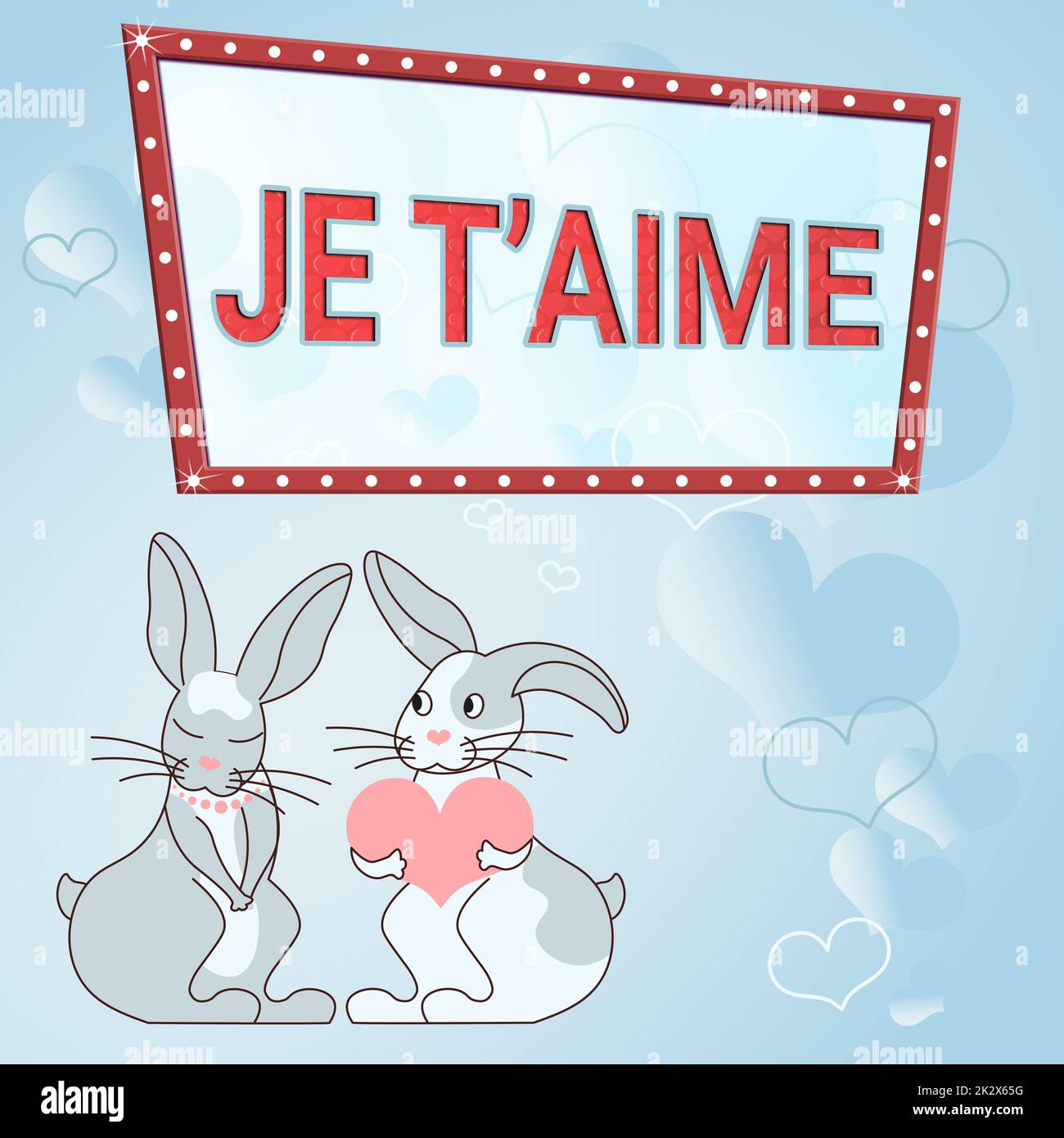 Je taime french hi-res stock photography and images - Alamy