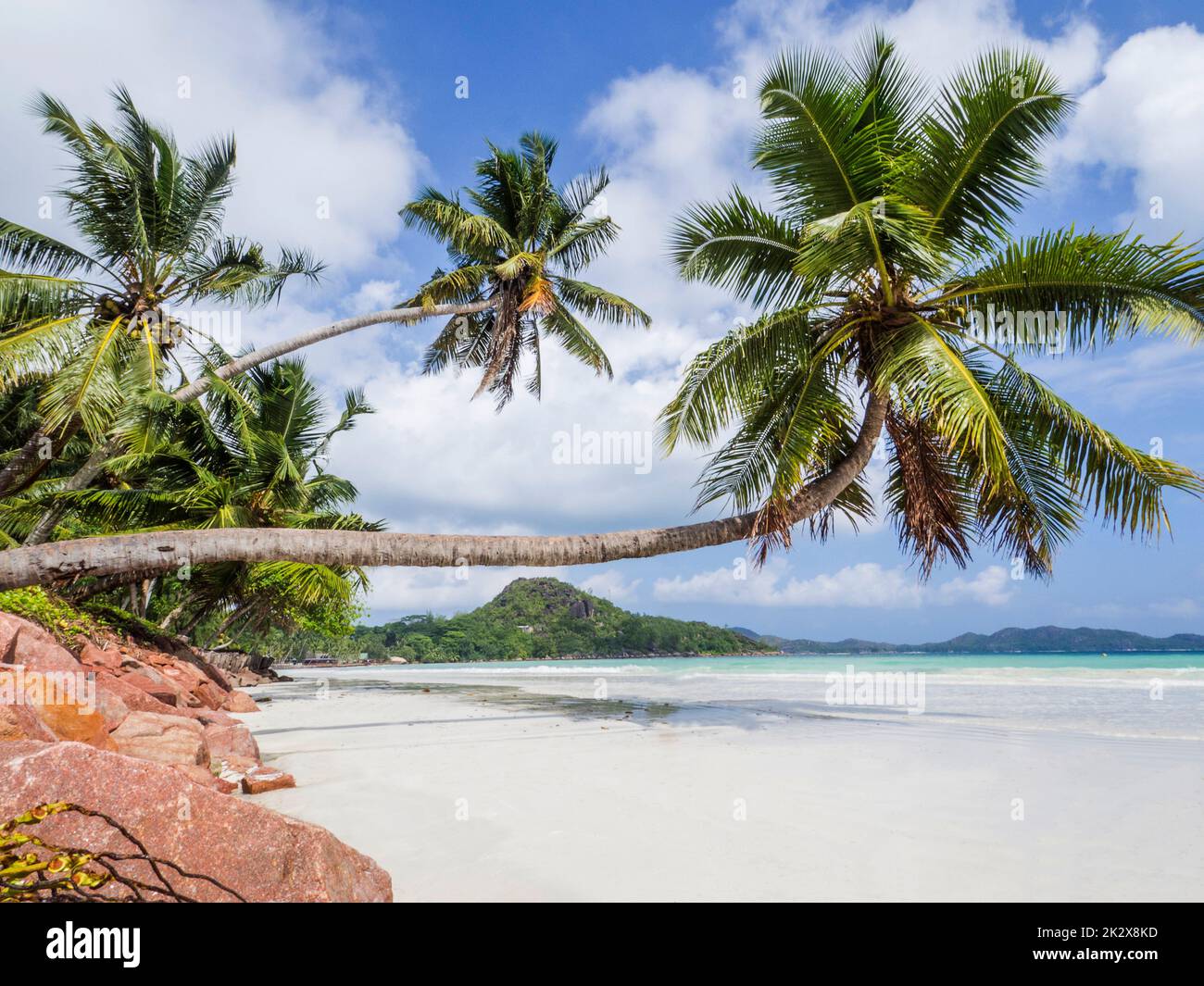 Seychelles - Praslin, Anse Volbert - Cote dÂ´Or Stock Photo