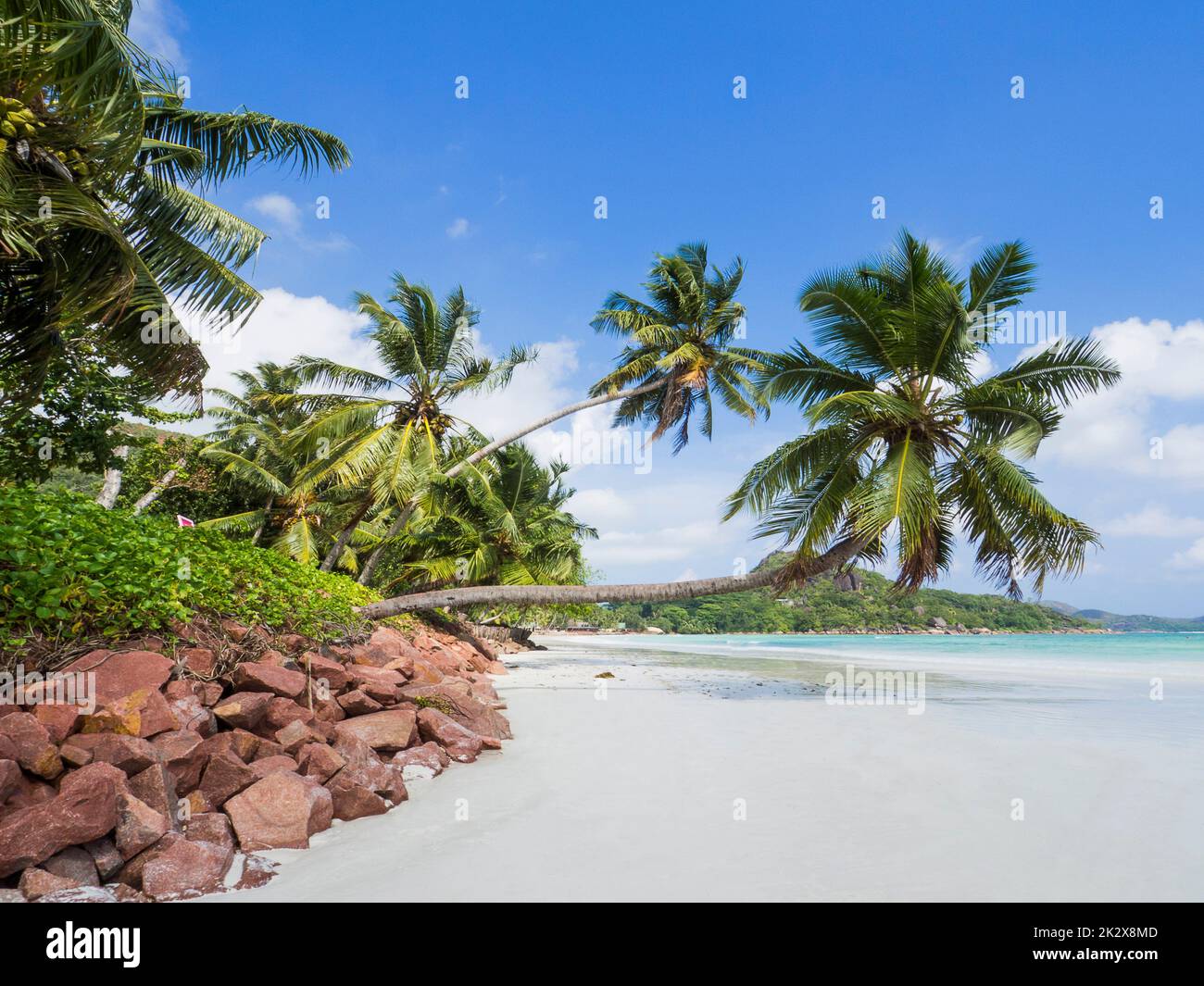 Seychelles - Praslin, Anse Volbert - Cote dÂ´Or Stock Photo