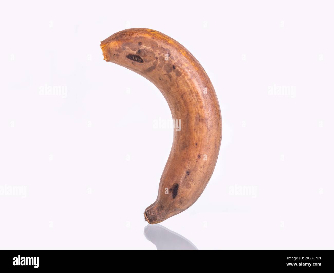 Rotten banana isolated Stock Photo Alamy